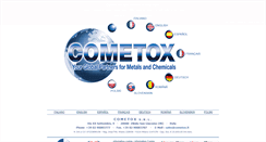 Desktop Screenshot of cometox.it